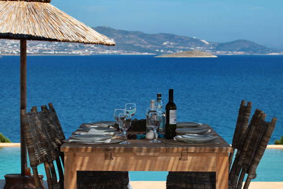Ferienvilla mit Service am Meer auf Antiparos Griechenland