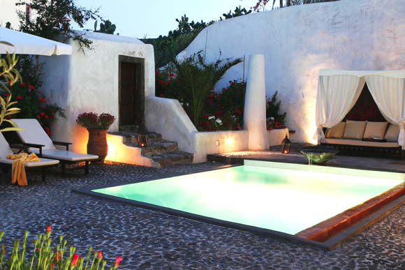 Villa Santorini-Villa mieten Griechenland-Ferienvilla mit Pool Kykladen-Megalochori