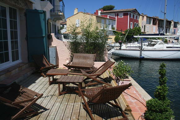 Ferienvilla mit Terrasse direkt am Meer Port Grimaud Frankreich