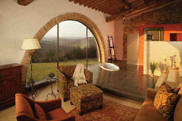 Villa Casole mit Privatpool und Hotelanbindung Toskana Italien