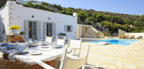Ferienvilla-Griechenland-Lefkes-Paros mit privatem Pool-Meerblick